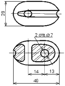 Изолятор такелажный ИТО-3